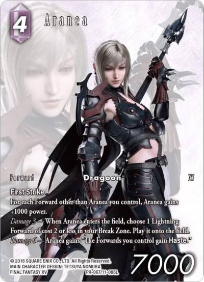 Aranea PR-067/11-086L FF: Promo Cards Final Fantasy card