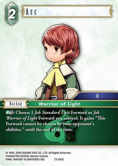 Arc 13-035C Opus XIII: Crystal Radiance Final Fantasy card