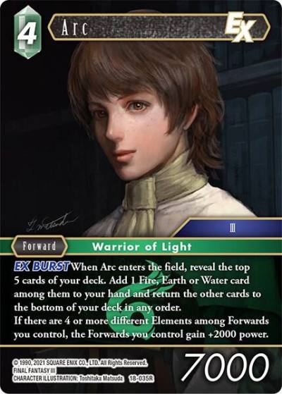 Arc EX 18-035R Resurgence of Power Final Fantasy card