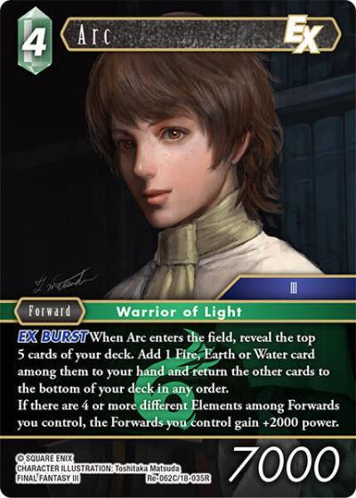 Arc EX Re-062C/18-035R Legacy Collection Final Fantasy card
