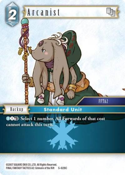Arcanist FFTA2 5-028C Opus V Final Fantasy card