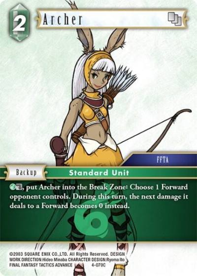 Archer 4-070C Opus IV Final Fantasy card