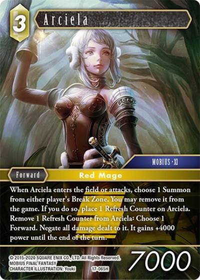 Arciela 17-065H Rebellion's Call Final Fantasy card