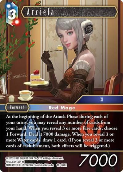 Arciela 18-128H Resurgence of Power Final Fantasy card
