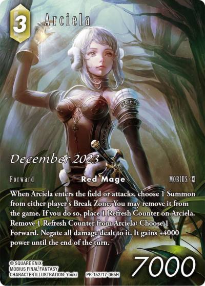 Arciela December 2023 PR-152/17-065H FF: Promo Cards Final Fantasy card