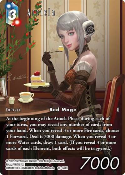 Arciela Full Art 18-128H Resurgence of Power Final Fantasy card