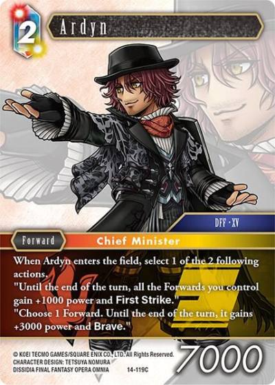 Ardyn 14-119C Opus XIV: Crystal Abyss Final Fantasy card
