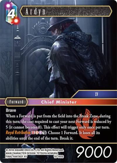 Ardyn 18-140S Resurgence of Power Final Fantasy card