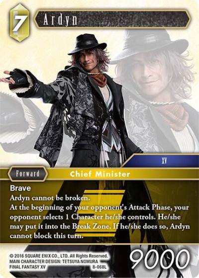 Ardyn 8-068L Opus VIII Final Fantasy card