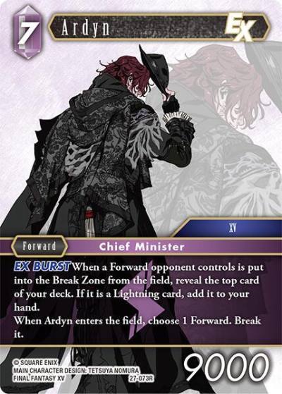 Ardyn EX 27-073R Journey of discovery Final Fantasy card