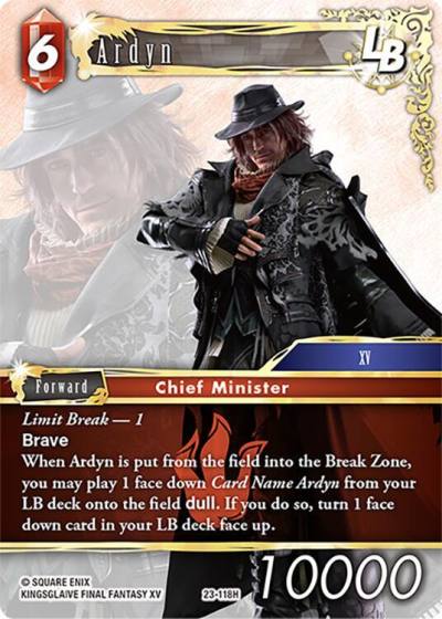 Ardyn LB 23-118H Hidden Trials Final Fantasy card