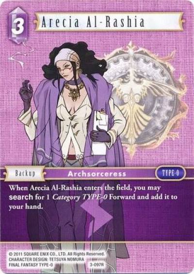 Arecia Al Rashia 3-097R Opus III Final Fantasy card
