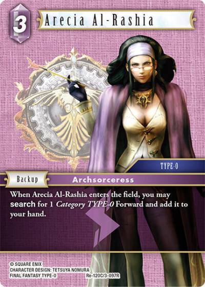 Arecia Al Rashia Re-120C/3-097R Legacy Collection Final Fantasy card
