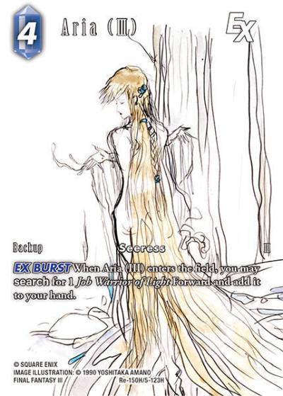Aria III EX Full Art Re-150H/5-123H Legacy Collection Final Fantasy card