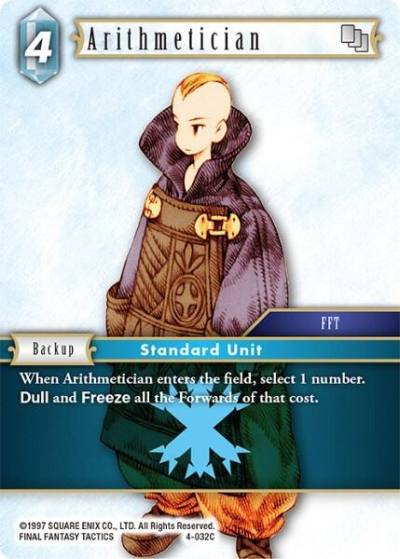 Arithmetician 4-032C Opus IV Final Fantasy card