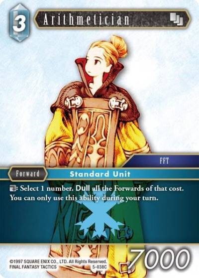 Arithmetician 5-038C Opus V Final Fantasy card
