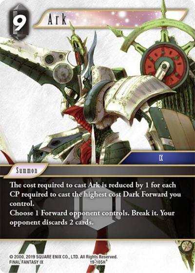 Ark 19-105H From Nightmares Final Fantasy card
