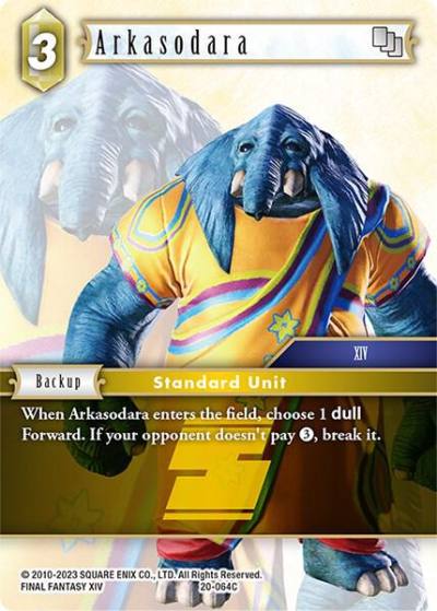 Arkasodara 20-064C Dawn of Heroes Final Fantasy card