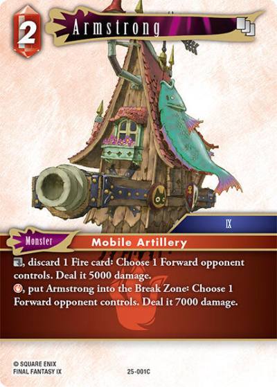 Armstrong 25-001C Tears of the Planet Final Fantasy card
