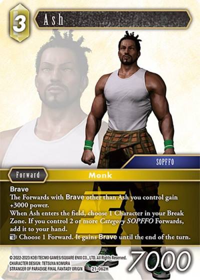 Ash 21-062H Beyond Destiny Final Fantasy card
