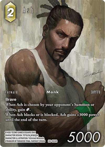 Ash Full Art 24-055R Hidden Legends Final Fantasy card