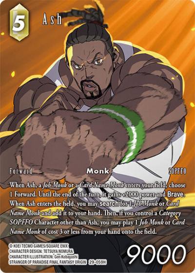 Ash (Full Art) 29-059H Blissful Eternity Final Fantasy card