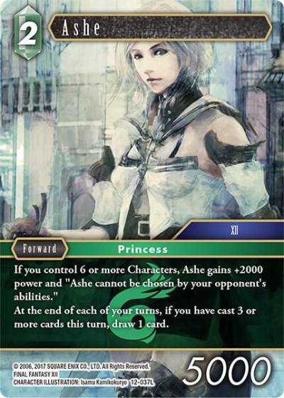 Ashe 12-037L Opus XII Final Fantasy card