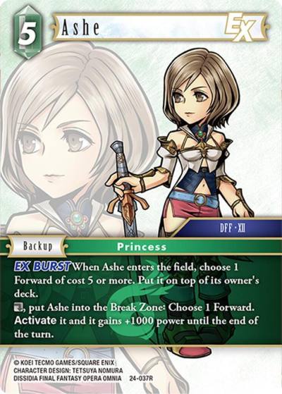 Ashe 24-037R Hidden Legends Final Fantasy card