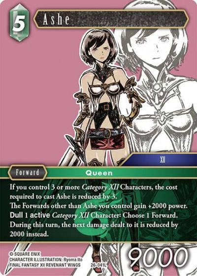 Ashe 26-041L Gunslinger in the abyss Final Fantasy card