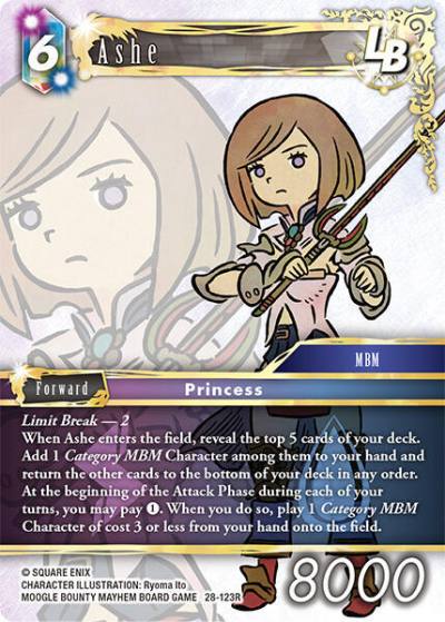 Ashe 28-123R Dreamlike Oceans Final Fantasy card