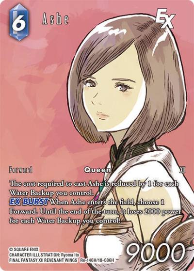 Ashe EX Full Art Re-146H/18-086H Legacy Collection Final Fantasy card
