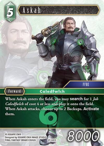 Askah 27-041C Journey of discovery Final Fantasy card