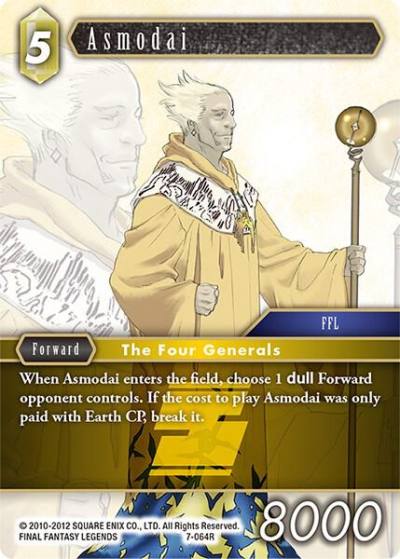Asmodai 7-064R Opus VII Final Fantasy card
