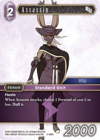 Assassin 5-098C Opus V Final Fantasy card