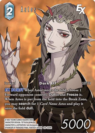 Astos EX (Full Art) 29-020R Blissful Eternity Final Fantasy card