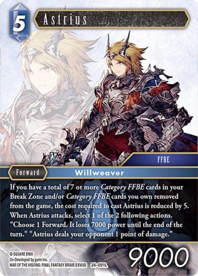 Astrius 24-091L Hidden Legends Final Fantasy card