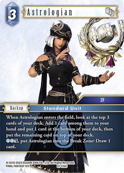 Astrologian 21-109C Beyond Destiny Final Fantasy card