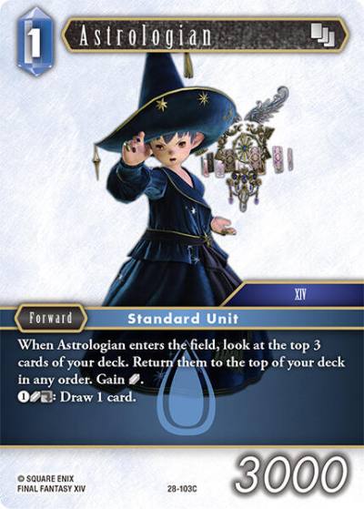 Astrologian 28-103C Dreamlike Oceans Final Fantasy card