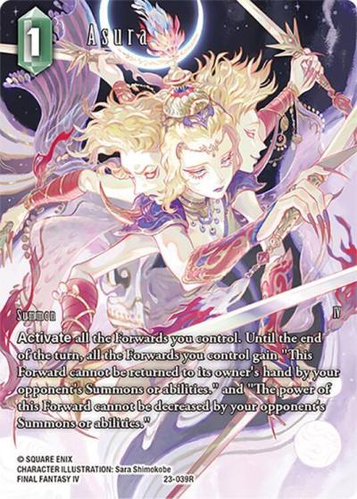 Asura Full Art 23-039R Hidden Trials Final Fantasy card