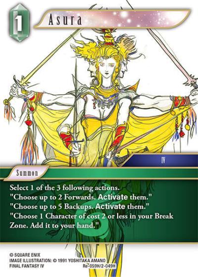 Asura Re-059H/2-049H Legacy Collection Final Fantasy card