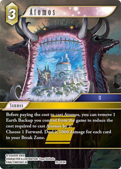 Atomos 25-053H Tears of the Planet Final Fantasy card
