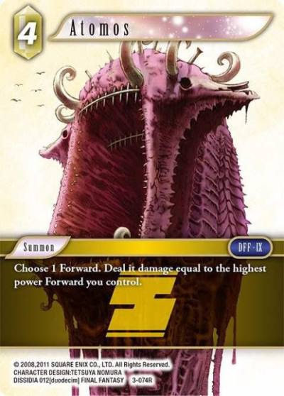 Atomos 3-074R Opus III Final Fantasy card