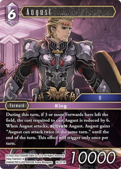 August 18-071R Resurgence of Power Final Fantasy card