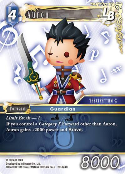 Auron 29-124R Blissful Eternity Final Fantasy card