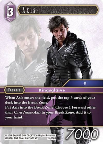 Axis 15-086R Crystal Dominion Final Fantasy card