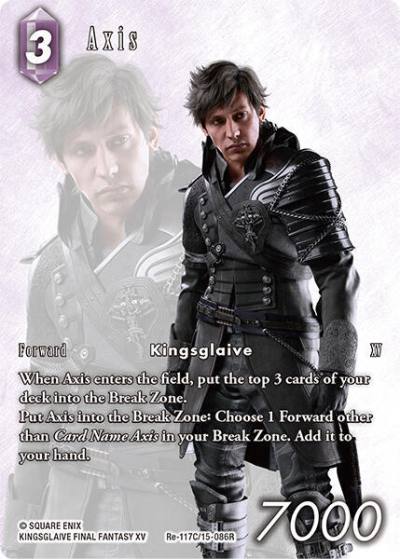 Axis Full Art Re-117C/15-086R Legacy Collection Final Fantasy card