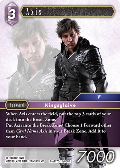 Axis Re-117C/15-086R Legacy Collection Final Fantasy card