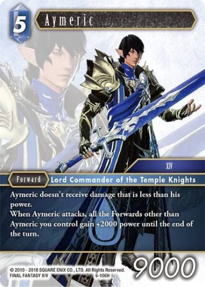Aymeric 6-106H Opus VI Final Fantasy card