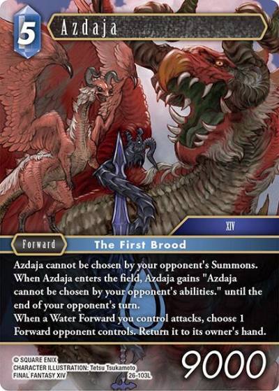 Azdaja 26-103L Gunslinger in the abyss Final Fantasy card