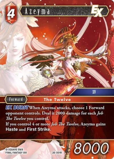 Azeyma EX 26-001R Gunslinger in the abyss Final Fantasy card